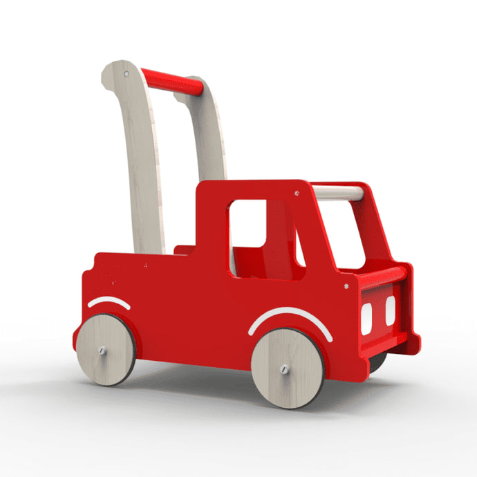 Moover Push Truck - Red Fire Truck