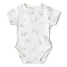 Load image into Gallery viewer, Short Sleeve Organic Bodysuit - Silver Gum